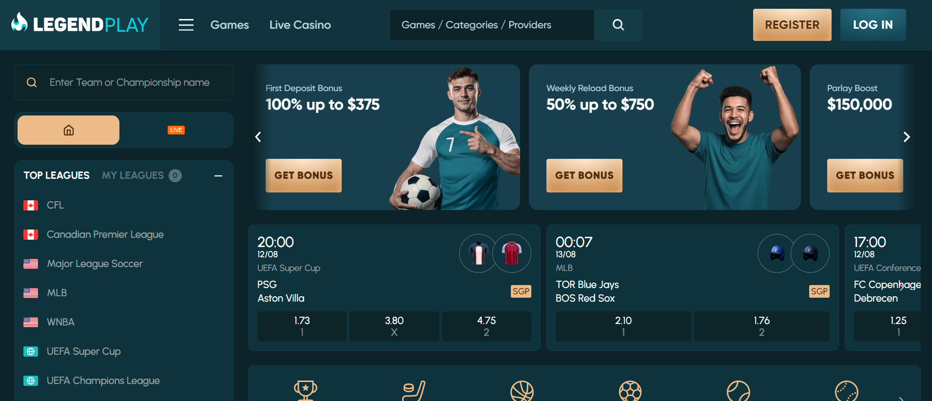 Legendplay sport